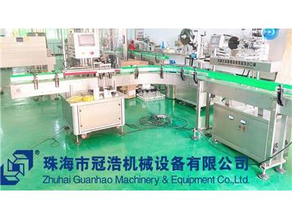 旋蓋機(jī)，鋁箔封口機(jī)，貼標(biāo)機(jī)，噴碼機(jī)，整套生產(chǎn)線已完成生產(chǎn)送貨至客戶公司